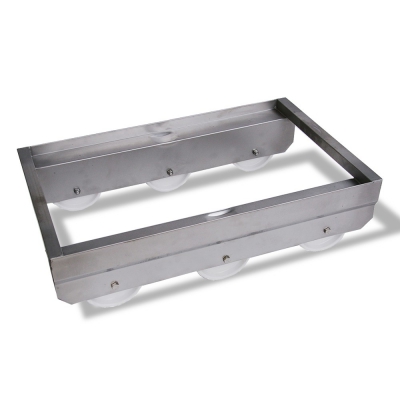 Inox voziček za zaboje