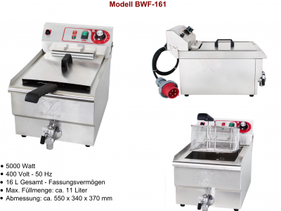 Friteza 16 lit. 3F