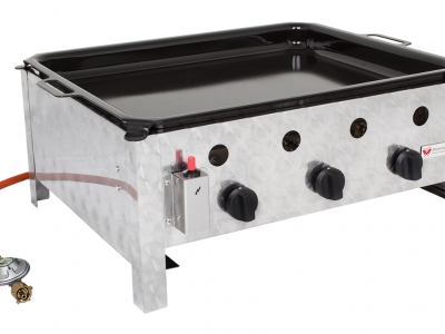 Žar plinski emajliran s podstavkom