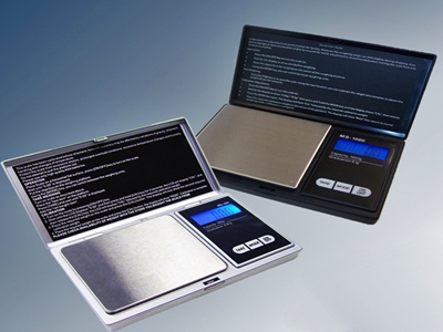 Žepna tehtnica MS-100 črna