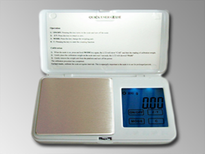 Žepna tehtnica 200g / 0.01g bela 